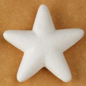 Estrella porex poliestireno expandido 6.3 cm. alto -12 estrellas  | FR0063 | MAS MODELOS POREX
