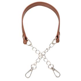 Asa polipiel + cadena - 60 cm. x 1.8 cm. - 2 unid.  | MC0111