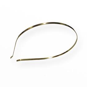 Diadema metálica dorada 5 mm. - 12 unid.  | 4285
