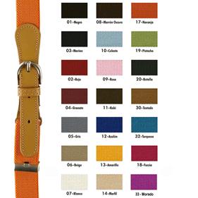 Cinturón niño liso 25 mm. - 1 unid.  | 0184