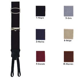 Tirante caballero liso trabilla botón 30 mm. ( 3 cm. ) - 1 unid.  | TR0963