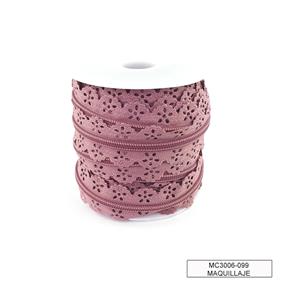 Cremallera Japonesa, Troquelada, Puntilla por metros - 10 metros | MC3006