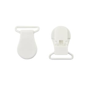 Pinza forma ovalada de plástico 2.6 cm. / 3 cm. - 20 unid.     | FR1079