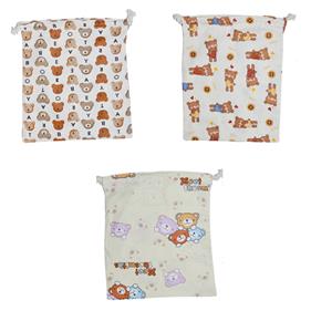 Bolsa merienda estampada ositos - 6 unid.  | BL0068 | BACK TO SCHOOL