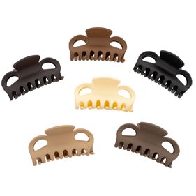 Pinza clásica 9 cm. - Marrón - 12 x 1 unid.      | PA0214-1