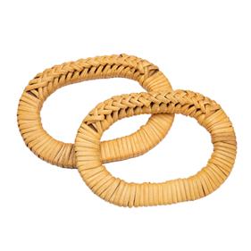 ASA MADERA - MIMBRE - 13 x  9.5 CM. - 1 PAR  | MC0107