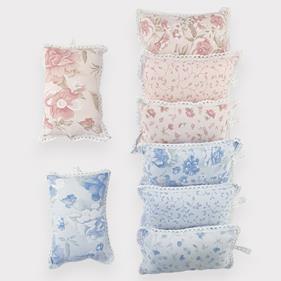 Alfiletero flores rectangular - 12 x 7 cm. - 8 unid. | AF0046