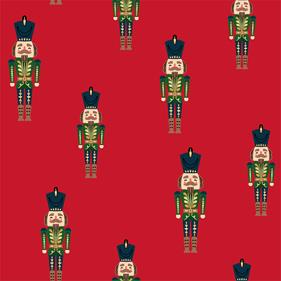 Tela algodón navidad - Rojo - NV23 - N17 - 1 metro | TX7018-002