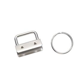 Llavero con clip colgante 25 mm.. - 6 blister x 2 unid. | FR5060 | FORNITURAS METÁLICAS MOCHILA Y BOLSOS