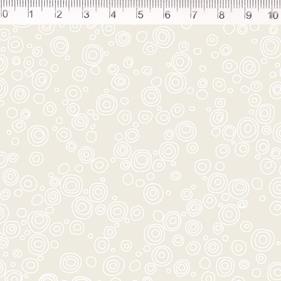 Tela algodón estampada - Bubbles - Marfil - B-FM - 1 metro  | TX2009-014