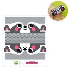 Panel sintético polipiel estuche - Mapache - 1 panel | TX-EST021 | MAS PANELES POLIPIEL