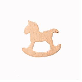 Forma madera natural caballito - 5 unid.     | FR2071