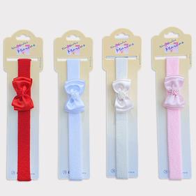 Turbante 1.5 cm. doble lazo raso - 8 unid.    | TU0227