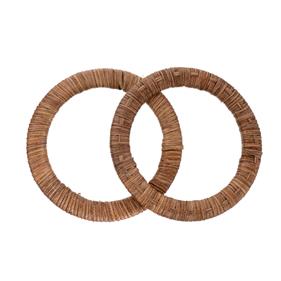 Asa mimbre redonda 15 cm. - 2 pcs.  | MC0210