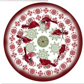 Tela algodón digital PANEL - Individual Navidad - B-FM - 1 metro | TX9030