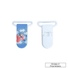 Pinza forma plástico chupetero - Avión rojo - 5 unid.   | FR1082-17