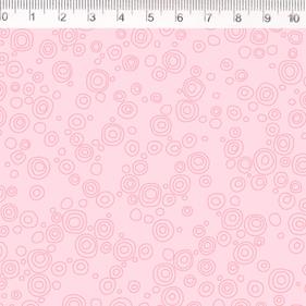Tela algodón estampada - Bubbles - Rosa - B-FM - 1 metro  | TX2009-009