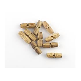 Botón trenka madera olivo - Beige - 2.5 cm. - 24 unid.       | FR2083