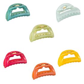 Pinza ovalada 6 cm. - Surtido - 12 unid.  | PA0166 | MAS MODELOS TONOS LISOS