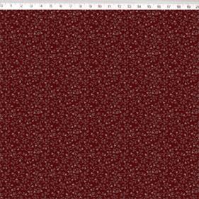 Tela algodón patchwork Farm Sweet - Millyta - Granate - 1 m.    | MV2003-004