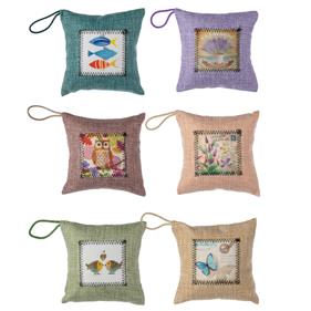 Alfileteros nature - 10 x 10 cm. - 6 unid. | AF0045