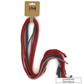 Cordón pelo acrílico - Tono oscuro - 2 x 6 unid.    | CL0395-520