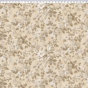 Tela algodón patchwork  SECRET GARDEN - Marfil - Millyta - 1 m. | MV042C01