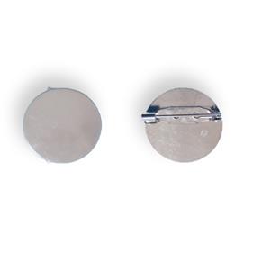 Imperdible chapa plana 2.5 cm. - 72 unid.      | FR5034