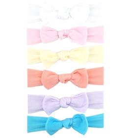Turbante 3.5 con lazo tono pastel -  6 unid.   | TU0219