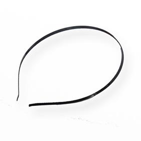 Diadema metálica negra 5 mm. - 12 unid.  | 4287