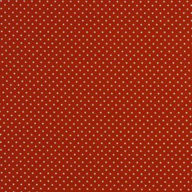 Tela estampada algodón topos 110 g/m2 - Teja - 1 metro | TX04948-030