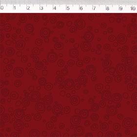 Tela algodón estampada - Bubbles - Granate - B-FM - 1 metro  | TX2009-004