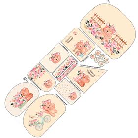 Panel maternidad bebé marfil - 1 panel  | TX-PKATC004 | MAS PANELES POLIPIEL