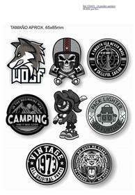 Expositor adornos parches termoadhesivos - 24 unid.                         | EX4025