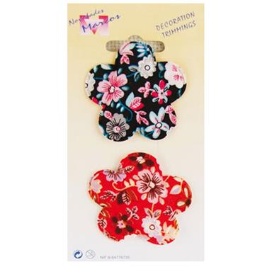 APLICACIÓN FLOR TELA ACOLCHADA | AP0007