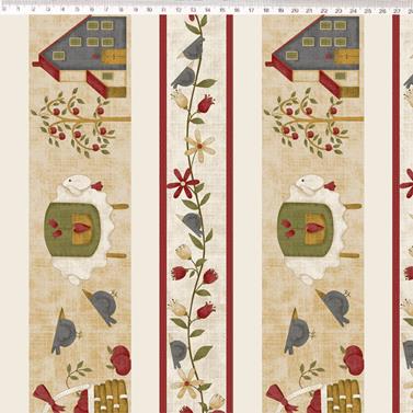 Tela algodón patchwork Farm Sweet - Millyta - 1 m.    | MV2006