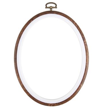 Aro ovalado bordar plástico 28.5 x 20 cm. - 2 unid. | FR2033