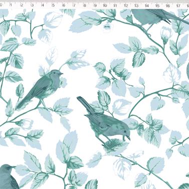 Tela algodón patchwork Colorful - B-FM - Verde - 1 metro   | TX2003-015