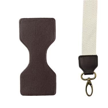 Terminal asas y bolsos - 3.8 x 8.3 cm. - Polipiel - 12 unid.  | FR7029