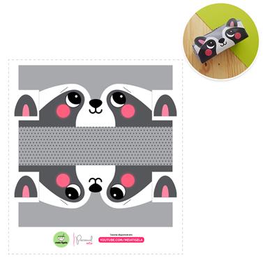 Panel sintético polipiel estuche - Mapache - 1 panel | TX-EST021 | MAS PANELES POLIPIEL