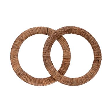 Asa mimbre redonda 15 cm. - 2 pcs.  | MC0210