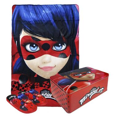 SET POLAR PLAID+SLIPPERS LADYBUG  | 2500000797 |  