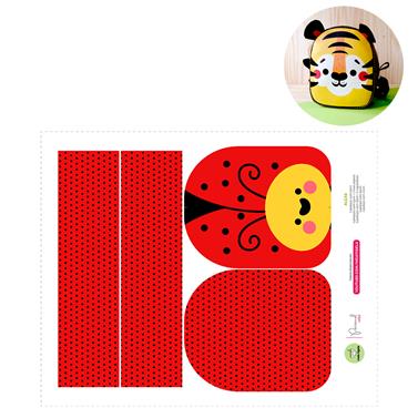 Panel sintético mochila pequeña - Mariquita - 1 unid. | TX-PMM14 | MAS PANELES POLIPIEL