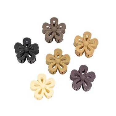 Pinza flor 5 pétalos 4 cm. - Surtido 1 - 12 unid.   | PA0208-1